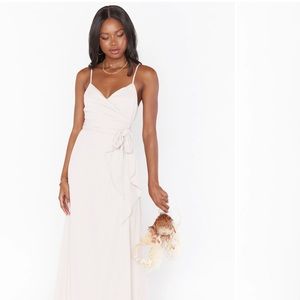 Show Me Your Mumu Liz Maxi dress in Show Me The Ring Crisp